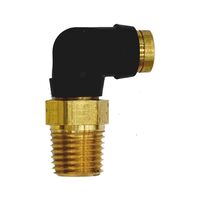 Push in DOT Connector 90° | 1/4 NPT Male Thread | Corrosion-Resistant | @Pack of 5 | by Wurth