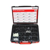Body Clip Assortment | 390-Piece Set for Ford & Holden | Durable Clips | Organized Storage Case | by Wurth