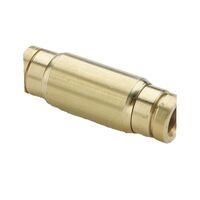 Push-In Straight Connector | Durable Brass | Quick Connect Design | @Pack of 5 | by Wurth