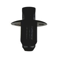 Push in Rivet with Cap Tapered | High Retention Force | Easy Installation | Black | @Pack of 25 | by Wurth