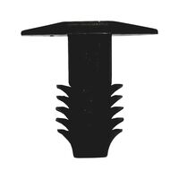 Door Seal Clip with Pine Tree Foot | Durable Plastic | Easy Installation | Black Color | @Pack of 25 | by Wurth