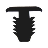 Door Seal Clip with Pine Tree Foot | Durable Plastic | Easy Installation | Black Color | @Pack of 25 | by Wurth