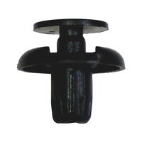 Push in Rivet without Cap | High Retention Force | Black Plastic | @Pack of 25 | by Wurth