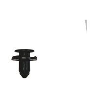 Push in Rivet without Cap | High Retention Force | Easy Installation | Black Plastic | @Pack of 25 | by Wurth