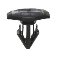 Plastic Rivet Opened Without Pin | Quick Installation | Black Color | @Pack of 25 | by Wurth