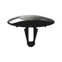 Plastic Rivet Opened Without Pin | Quick Installation | Black Color | @Pack of 25 | by Wurth