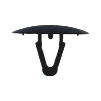 Plastic Rivet Opened Without Pin | 26mm Head Diameter | Easy Installation | Black Color | @Pack of 25 | by Wurth