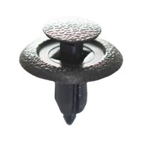 Push In Rivet with Cap Tapered for Mazda | High Retention Force | Easy Installation | Dark Grey | @Pack of 25 | by Wurth