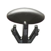 Plastic Rivet Opened Without Pin | Quick Installation | Black Color | @Pack of 25 | by Wurth