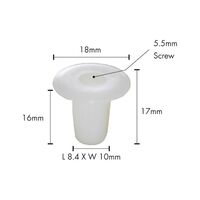 Expanding Nut Head Round Tip Pointed | Corrosion Resistant | High Retention Force | @Pack of 25 | by Wurth