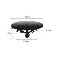 Trim Clip with Special Design | Covers Holes in Components | @Pack of 25 | by Wurth