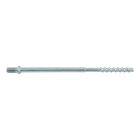Concrete Screw Stair Bolt LONG W-BS/S | Zinc-Plated Steel | M8 Connection Thread | @Pack of 100 | by Wurth