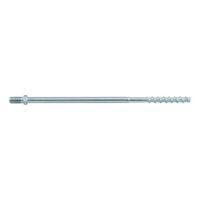 Concrete Screw Stair Bolt LONG W-BS/S | Zinc-Plated Steel | M8 x 16 Thread | @Pack of 100 | by Wurth
