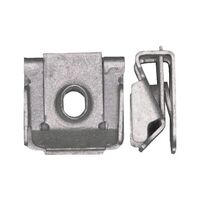 Sheet Metal Nut M5 with Raised Wings | Self-Locking Design | Flake Zinc Coating | by Wurth