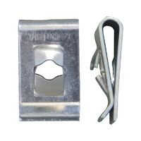 Sheet Metal Nut | Open Screw-In Area | Zinc Plated | @Pack of 25 | by Wurth