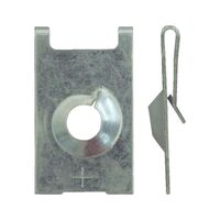 Sheet Metal Nut Shortened Rear Claw | Zinc Plated | 6.3mm Screw Diameter | Quick Assembly | @Pack of 25 | by Wurth