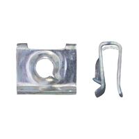 Sheet Metal Nut with Closed Screw-In Area | Zinc Plated | Spring Steel | @Pack of 10 | by Wurth