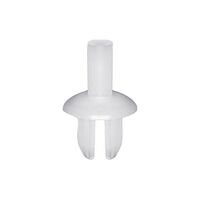 Plastic Expanding Rivet without Cap | Multiple Slits for Secure Expansion | Colourless Polyamide | @Pack of 10 | by Wurth