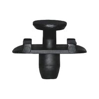 Plastic Expanding Rivet with Cap | Quick Fastening | High Retention Force | Black | @Pack of 10 | by Wurth
