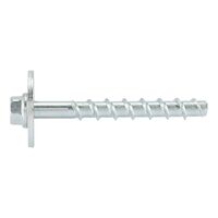 Concrete Screw with Hexagon Head | High Load Capacity | Zinc Plated | @Pack of 25 | by Wurth