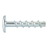 Concrete Screw with Large Pan Head | Zinc Plated Steel | High Load Capacity | @Pack of 100 | by Wurth