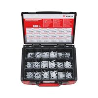 Plastic Hose Connector Assortment | 155 Pieces | Durable Polyoxymethylene | Versatile Connector Types | @PCS of 1 | by Wurth