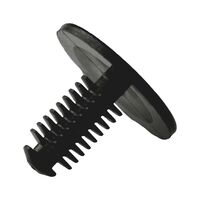 Fir Tree Clip | Small Gradation & Narrow Shape | Quick Installation | 25 PCS | Black Plastic | by Wurth