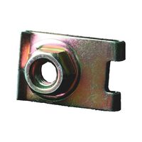 Sheet Metal Nut U Nut Short Thin YCR M6 | Steel Material | Easy Assembly | 25 Pieces | by Wurth