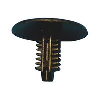 Fir Tree Clip | Small Gradation & Narrow Shape | Quick Installation | Durable Black Plastic | @Pack of 25 | by Wurth