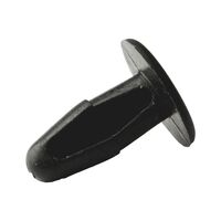 Plastic Rivet Closed Without Pin | 11mm Head Diameter | Quick Installation | Black Color | @Pack of 25 | by Wurth