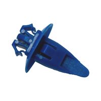 Clamps and Clips for Trims | 10-Piece Set | Durable Plastic | Blue Color | by Wurth