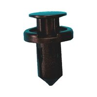 Push-in Rivet with Cap | High Strength & Quick Installation | Rounded Design | Black | @Pack of 25 | by Wurth