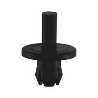 Plastic Expanding Rivet | Multiple Slits for Secure Expansion | Black Color | @Pack of 10 | by Wurth