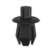 Plastic Expanding Rivet without Cap | Durable PA 66 Material | Multiple Slits for Effective Expansion | Dark Grey | @Pack of 10 | by Wurth