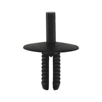 Plastic Expanding Rivet for BMW Bumper | Quick Fastening Solution | Durable PA 66 Material | Black Color | @Pack of 50 | by Wurth