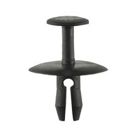Plastic Expanding Rivet with Cap | High Retention Force | Easy Installation | Black | @Pack of 25 | by Wurth