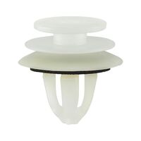 Interior Trim Clip | Pre-Mount Design | Universal Fit | White | @Pack of 25 | by Wurth