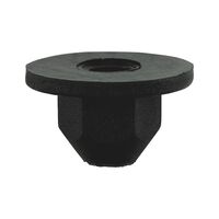 Plastic Hexagon Nut | M5 Compatible | Fibre Glass Reinforced | Black | @Pack of 10 | by Wurth