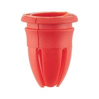 Grommet Opened 25 PCS | Red Polyamide | Quick Installation | by Wurth