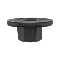 Plastic Hexagon Nut | Durable Nylon Material | Black Color | @Pack of 25 | by Wurth