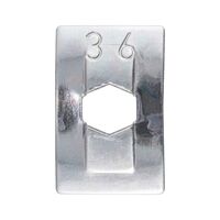 Bent Spring Nut Flat Shape | Vibration Resistant | Reusable Design | Zinc Plated | @Pack of 25 | by Wurth