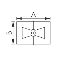 Bent Spring Nut Flat Shape | Vibration Resistant | Reusable Design | Zinc Plated | @Pack of 25 | by Wurth