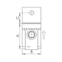 Sheet Metal Nut with Threaded Shank | M6 Compatibility | Flake Zinc Silver Finish | @Pack of 25 | by Wurth