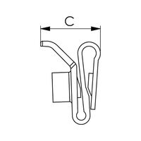 Sheet Metal Nut Plastic Special Design | Corrosion Resistant | @Pack of 25 | by Wurth