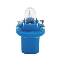 Plastic Socket Bulb for Instrument Lighting | BX85D | 12V 1.2W | Light Blue Illumination | @Pack of 10 | by Wurth