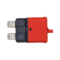ATO Resettable Fuse 10A | Colour-Coded Thermal Trip Switch | Easy Manual Reset | Red | by Wurth