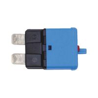 ATO Resettable Fuse 15A | Colour-Coded Thermal Trip Switch | Easy Manual Reset | Blue | by Wurth