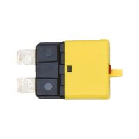 ATO Resettable Fuse 20A | Colour-Coded Thermal Trip | Easy Manual Reset | Yellow | by Wurth