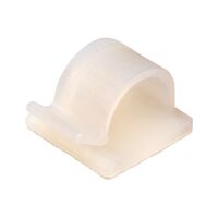 Self-Adhesive Cable Fastening Cord Clips | 25 PCS | Durable Polyamide | White Color | by Wurth