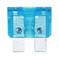 Flat Blade Fuse ATO ISO 8820-3 | 15A Max Current | Tin Plated Contact | Turquoise Color | @Pack of 10 | by Wurth